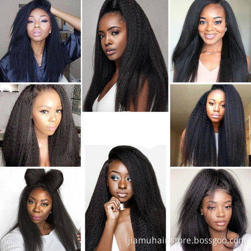 100% Human Hair Weave Wholesale Vendor Kinky Straight Hair Bundles Natural Hair Extensions